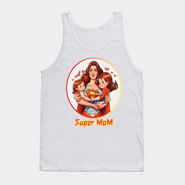 Super Mom Tank Top by HansWans